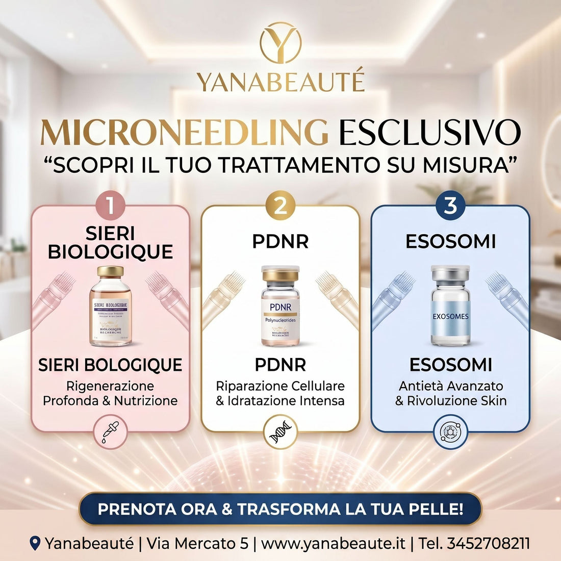 MICRONEEDLING ESCLUSIVO A MILANO: SIERI BIOLOGIQUE RECHERCHE, PDRN O ESOSOMI? SCOPRI IL TRATTAMENTO SU MISURA PER LA TUA PELLE
