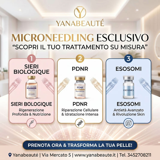 MICRONEEDLING ESCLUSIVO A MILANO: SIERI BIOLOGIQUE RECHERCHE, PDRN O ESOSOMI? SCOPRI IL TRATTAMENTO SU MISURA PER LA TUA PELLE