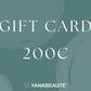 Tarjeta de regalo de Yanabeaute '